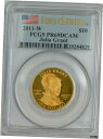 2011-W $10 ジュリア グラント ファーストストライク 配偶者 ゴールド PR69 DCAM PCGS 924195-12011-W $10 Julia Grant First Strike Spouse Gold PR69 DCAM PCGS 924195-1(3)