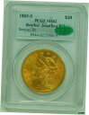 ץʡɥ꥽㤨֡ڶ/ʼݾڽա ƥ Ų 1865ǯ-S 1865 S SHIPWRECK  $20 ֥륤 ֥饶 ʥ PCGS MS62 CAC!!!- show original title [̵] #oot-wr-6034-20פβǤʤ4,557,000ߤˤʤޤ