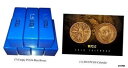 (7) 空の PCGS ブルーボックスと (1) 2018 PCGS カレンダー(7) Empty PCGS Blue Box and (1) 2018 PCGS Calendar