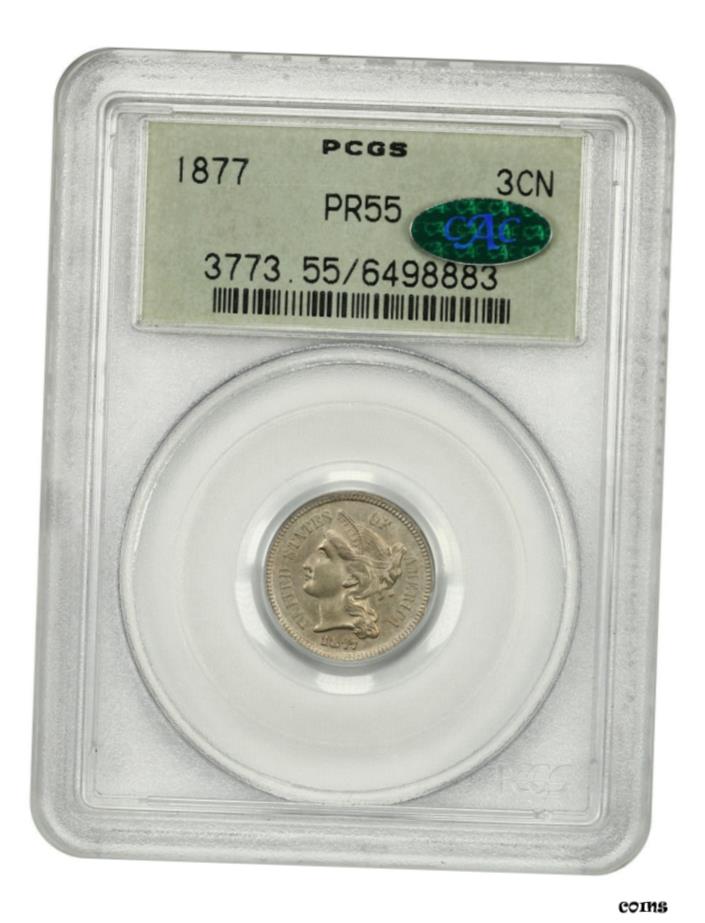 yɔi/iۏ؏tz AeB[NRC RC   [] 1877N 3cN PCGS/CAC PR 55 i OGH j Scarce Proof-Onlys A ÂO[xz_[- show original title