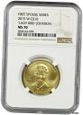 【極美品/品質保証書付】 アンティークコイン 硬貨 2015-W Lady Bird Johnson 10 NGC MS70-First Spouse .999 ゴールド- show original title 送料無料 oot-wr-6045-779