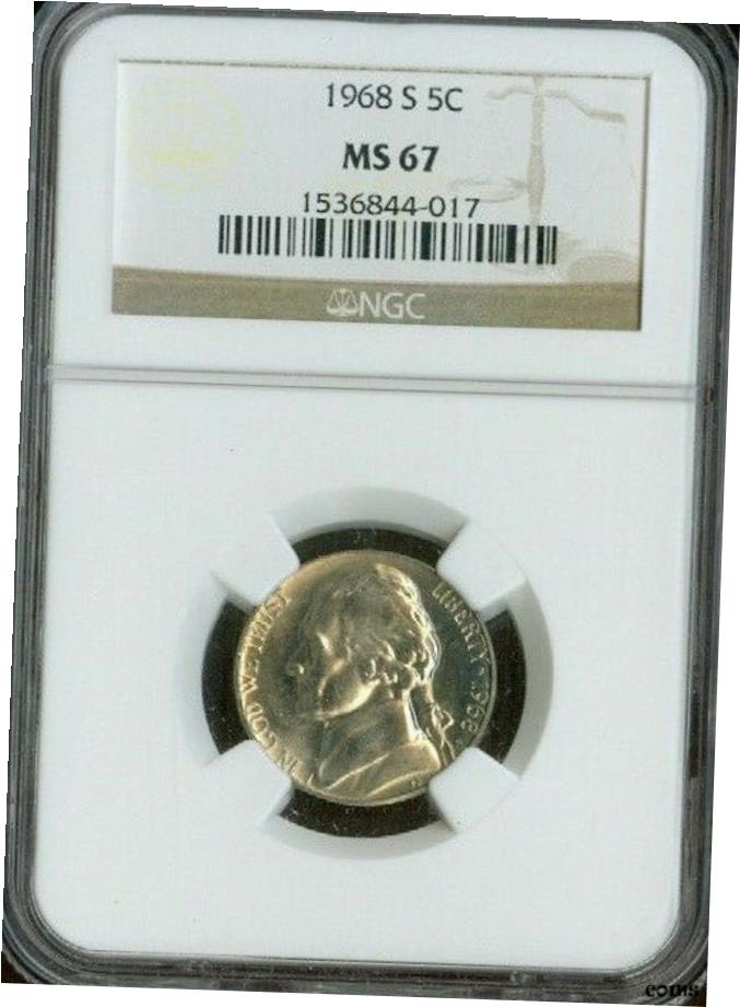 ڶ/ʼݾڽա ƥ    [̵] 1968ǯ-S ե˥å NGC MS67 2ND FINEST REGISTRY POP-22 Τ 1 եʡ *- show original title