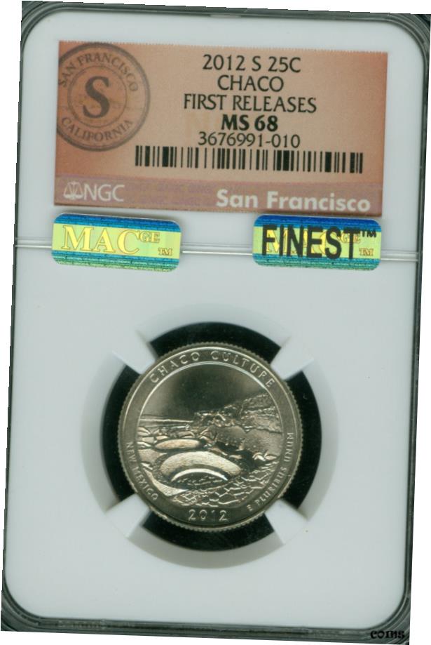 ڶ/ʼݾڽա ƥ    [̵] 2012ǯ-S CHACO  ѡ  NGC MS68 PQ F.R. MAC FINEST MAC SPOTLESS *- show original title