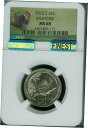 2015-S キサッチー クォーター NGC MS68 MAC 最新グレード MAC スコットレス *2015-S Kisatchi Quarter NGC MS68 MAC Latest Grade MAC Scottless *