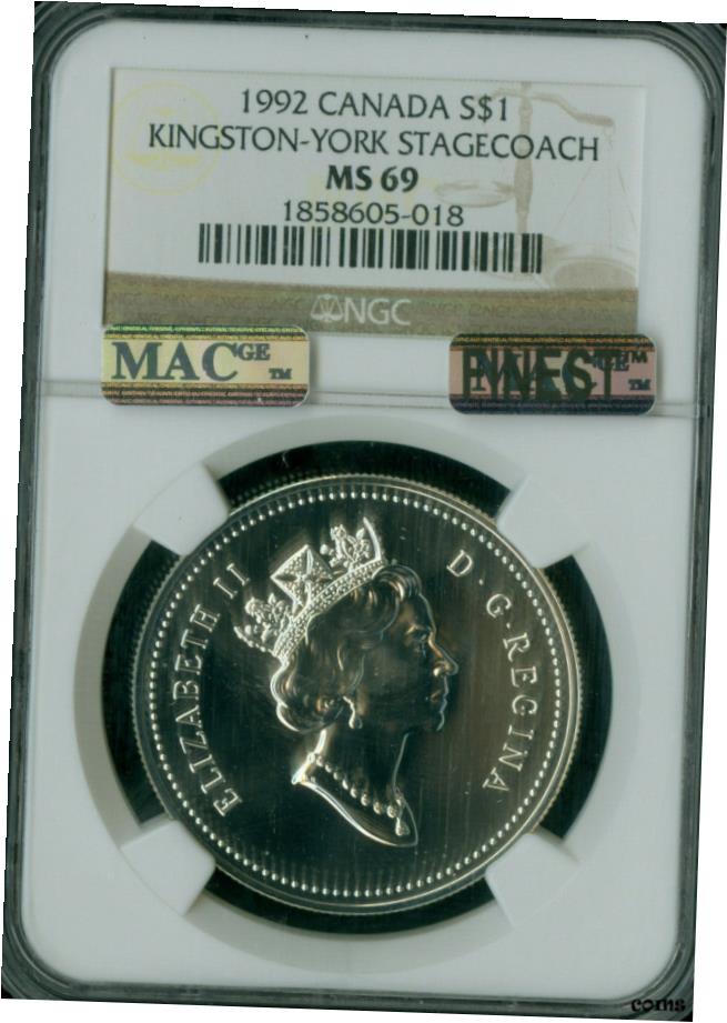 ڶ/ʼݾڽա ƥ    [̵] 1992 ʥ 󥰥ȥ-衼 $1 ɥ NGC MS69 PQ MAC FINEST SPOTLESS *- show original title