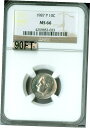 1987-P ルーズベルトダイム NGC MAC MS66 90FT レア ロー ポップ $300 IN FT *1987-P Roosevelt Dime N...