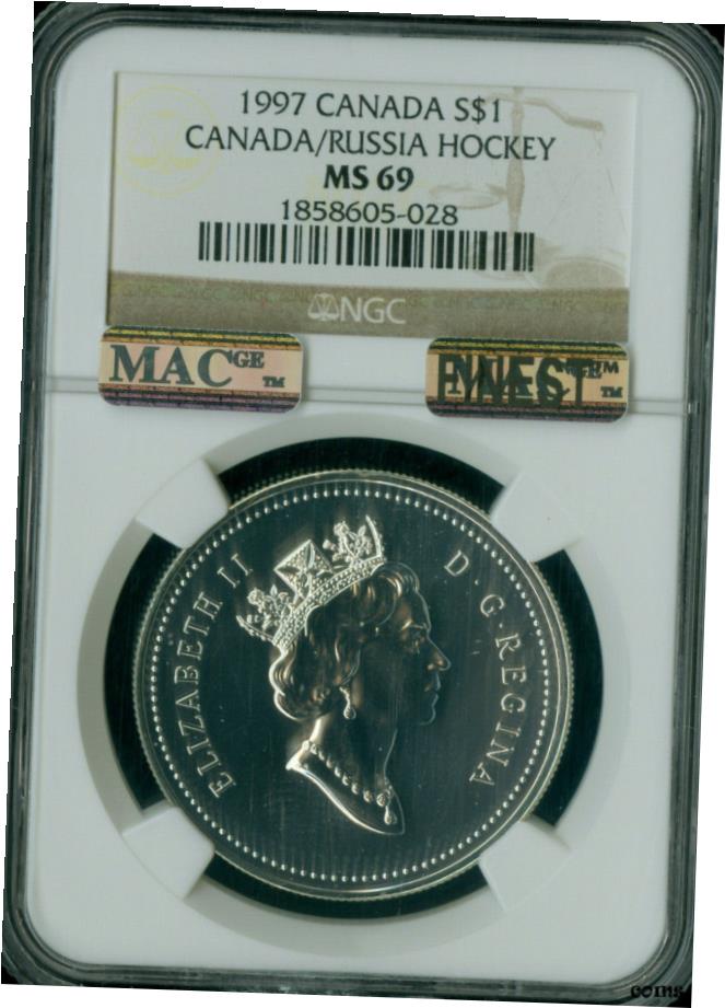 ڶ/ʼݾڽա ƥ    [̵] 1997 ʥ  ۥå $1 ɥ NGC MS69 PQ MAC FINEST SPOTLESS *- show original title