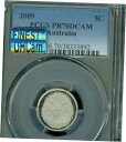 2009オーストラリア 10 セント PCGS PR-70 UHCam MAC 最高級 MAC スポットレス *2009 Australia 10 cents PCGS PR-70 UHCam MAC Finest MAC Spotless *(3)