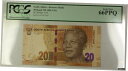 ( 2013-16 ) ND 南アフリカ マンデラ 20 ランドノート SCWPM #139 PCGS Gem 新品 66 PPQ(2013-16) ND South Africa Mandela 20 Land Note SCWPM #139 PCGS Gem New 66 PPQ(3)