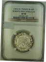 ( 1422-61 ) フランス ブランク シルバー コイン シャルル VII ロバーツ - 2903 NGC XF-40 AKR(1422-61) French Blank Silver Coin Charles VII Roberts - 2903 NGC XF-40 AKR(3)