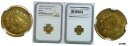 ( 1842-50 ) A. Bechtler $1 カロライナゴールド 27G 、 21C 、 プレーンエッジ NGC MS-63(1842-50) A. B...