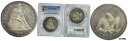 1862年 自由の女神座像ドル PCGS MS-631862 Seated Statue of Liberty Dollar PCGS MS-63