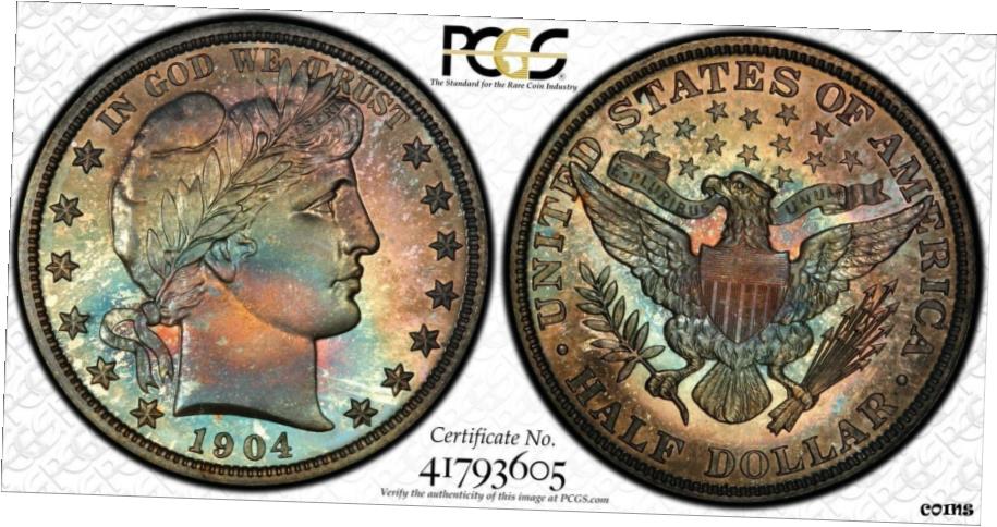 yɔi/iۏ؏tz 1904N PCGS PR67+ o[o[ 1/2h 50Zg- show original title