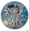 2017年 1オンス シルバー $1 ジーンズ イーグル アンティーク 仕上げコイン2017 1oz Silver $1 Jeans Eagle Antique Finish Coin