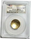 2014-W 1/4オンス ゴールド $5 野球ボール 有料 PCGS MS70 ファーストストライク コイン2014-W 1/4oz Gold $5 Baseball Paid PCGS MS70 First Strike Coin
