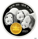2021 中国 1オンス プラチナ シカゴ ANA ワールド フェア オブ マネー ショー パンダ メダル プロ2021 China 1oz Platinum ...
