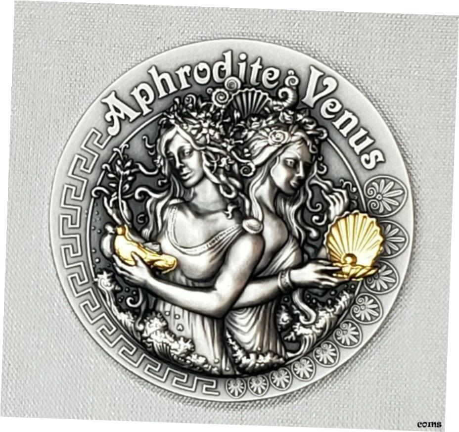  アンティークコイン コイン 金貨 銀貨  Niue - 2020-女神-アフロダイトとヴィーナス-シルバーコイン- show original title