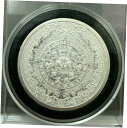 Cuauhtemoc Aztec カレンダー 1オンス .999 ファインシルバー ラウンドCuauhtemoc Aztec Calendar 1oz .999 Fine Silver Round