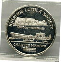  アンティークコイン コイン 金貨 銀貨  Ignatius Loyola Societyチャーターメンバー 1oz .999 ファインシルバーラウンド- show original title