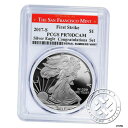 2017-S PCGS PR70 DCAM プルーフ シルバー アメリカン イーグル ファーストストライク SF 新品同様 ラベル2017-S PCGS PR70 DCAM Proof Silver American Eagle First Strike SF Like New Label(3)