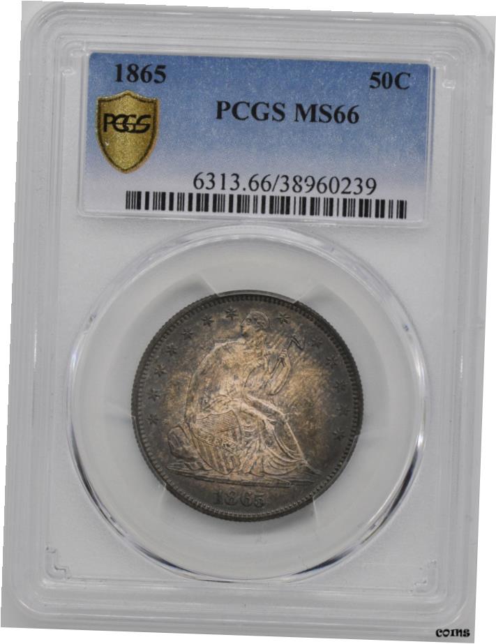 yɔi/iۏ؏tz 1865 oeBV[ebh 50C PCGS MS 66- show original title