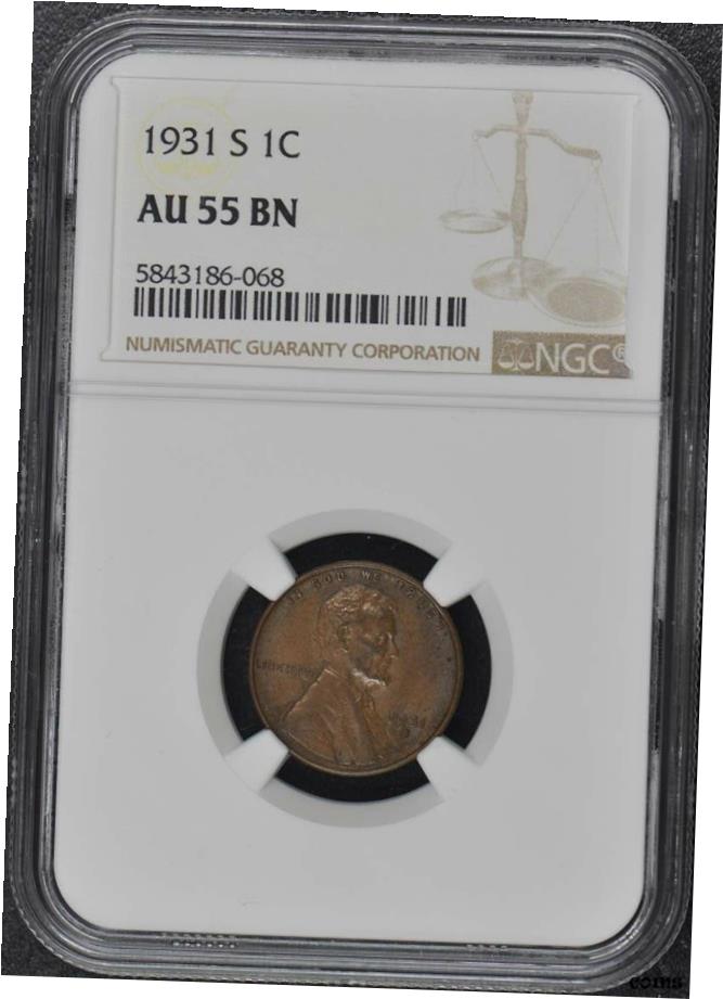 yɔi/iۏ؏tz AeB[NRC RC   [] 1931-S EB[g o[X J[Zg 1C NGC AU55BN- show original title