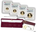4 個セット 2021-W ゴールド イーグル タイプ 1 PCGS PR 70 DCAM アドバンスド リリース OGPSet of 4 2021-W Gol...