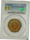 1820/19 ラージ セント 1C MS64+RB PCGS セキュア 、 CAC 944277-11820/19 Large Cent 1C MS64+RB PCGS Secure, CAC 944277-1(3)