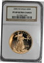 2005年 $50 アメリカン ゴールド イーグル PF69 PR69 ウルトラカメオ NGC 937528-42005 $50 American Gold Eagle PF69 PR69 Ultra Cameo NGC 937528-4(3)