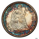 【極美品/品質保証書付】 1884 10C ダイムリバティシート レジェンド PCGS PR67CAM- show original title