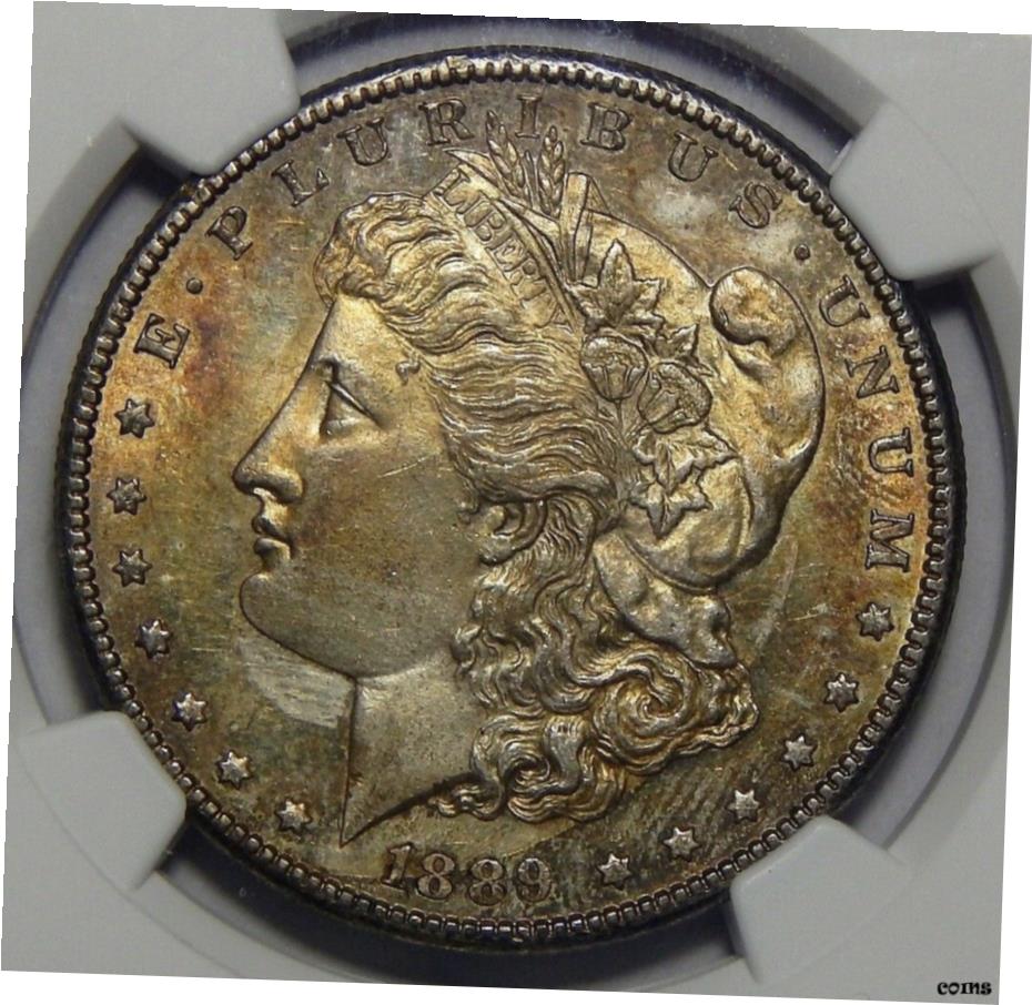 【極美品/品質保証書付】 1889年-CC NGC MS62 モーガン ドル- show original title