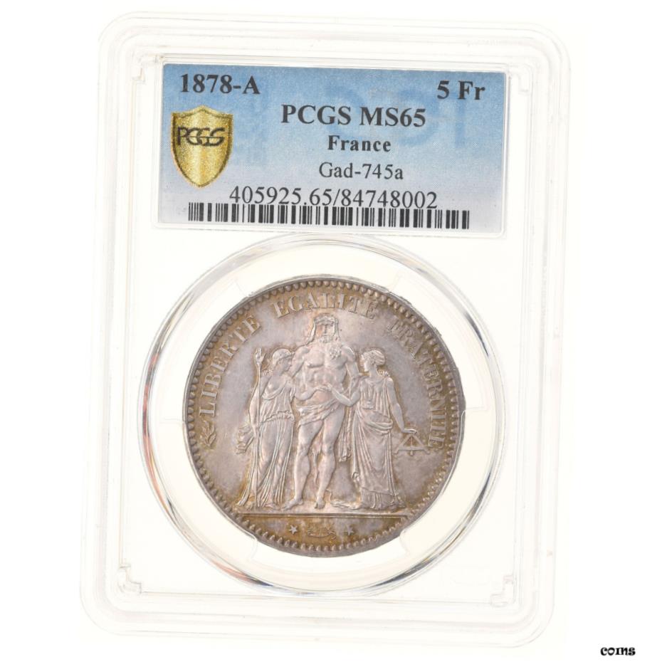 ڶ/ʼݾڽա 877788   ե  ϡ塼  5 ե  1878  ѥ  쥢  PCGS  MS65- show original title