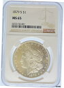 1879年-S モーガン ドル MS65 NGC (#PA6253130001)1879-S Morgan Dollar MS65 NGC (#PA625313...