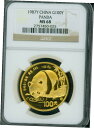 1987-Y ゴールド パンダ 100Y NGC MS68 1オンス MS-68 チャイナ コイン 100-YUAN YN1987-Y Gold Panda 100Y NGC MS68 1oz MS-68 China Coin 100-YUAN YN