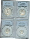 2007-W 磨きプラチナ 4 コインセット ( $100 $50 $25 $10 ) PCGS MS70 MS-70 !2007-W Polished Pla...