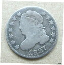 1827 (P) フィラデルフィア 10C バストダイム VG コンディション T91827 (P) Philadelphia 10C Bust Dime VG Condition T9(3)