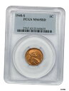 1948-S 1c PCGS MS65 RD-リンカーンセント1948-S 1c PCGS MS65 RD-Lincoln Cent
