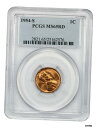 1954年-S 1c PCGS MS65 RD-リンカーンセント1954-S 1c PCGS MS65 RD-Lincoln Cent