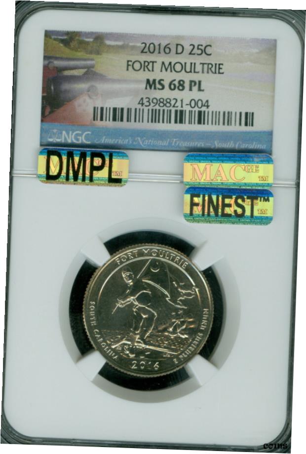 ڶ/ʼݾڽա ƥ    [̵] 2016-D FORT MOULTRIE NGC MS68 PL DMPL PQ MAC FINEST 쥸ȥ꡼ MAC SPOTLESS *- show original title