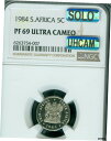 1984年 南アフリカ デデリク 5 セント NGC PF69 MAC SOLO FINEST UHCam SPOTLESS *1984 South Africa Dederick 5 cents NGC PF69 MAC SOLO FINEST UHCam SPOTLESS *(3)