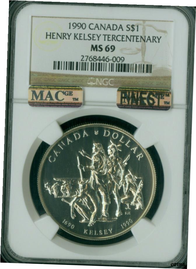 ڶ/ʼݾڽա ƥ    [̵] 1990 ʥ إˡ꡼ $1 ɥ NGC MS69 PQ MAC FINEST SPOTLESS *- show original title