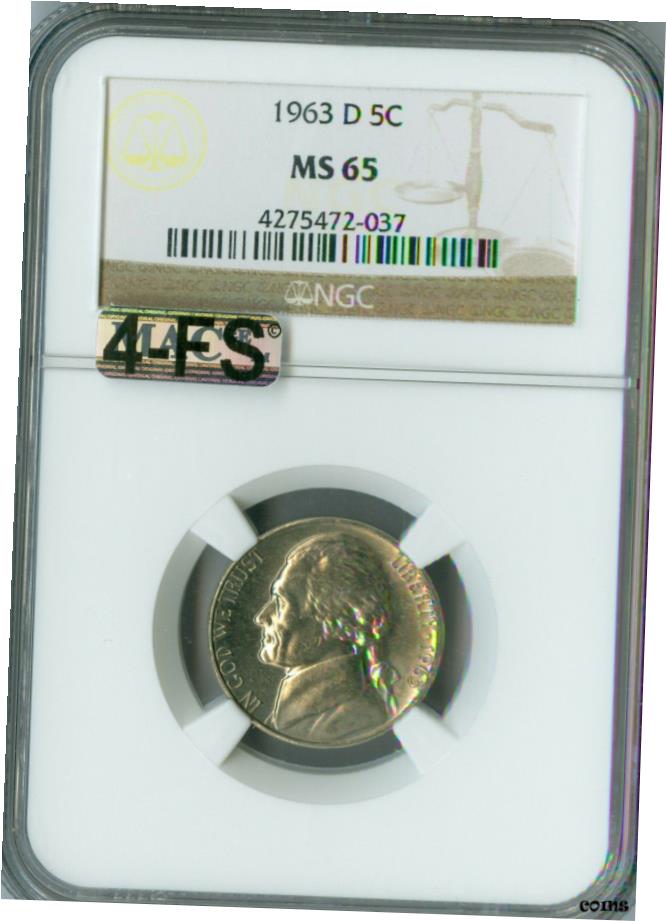 ڶ/ʼݾڽա ƥ    [̵] 1963ǯ ե ˥å NGC MS65 4FS ˥쥢 MAC åȥ쥹 $7,000 IN 5FS *- show original title