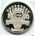 Chicago Cubs 1990 オールスターゲーム 999 シルバー 1オンス メダル ラウンド MLB 野球-BQ391- show original titleChicago Cubs 1990 All-Star Game 999 Silver 1oz Medal Round MLB Baseball-BQ391- show original title