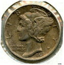 1937年 マーキュリー シルバー ダイム-フィラデルフィア ミント BP233- show original title1937 Mercury Silver Dime-Philadelphia Mint BP233- show original title(3)