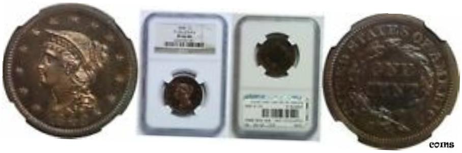 ڶ/ʼݾڽա 1848 顼  NGC PR-66 RB N-19- show original title