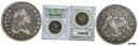 1795年 バスト 1/2ドル PCGS F-15 2 リーブ- show original title1795 Bust 1/2 Dollar PCGS F-15 2 Reeve- show original title(3)