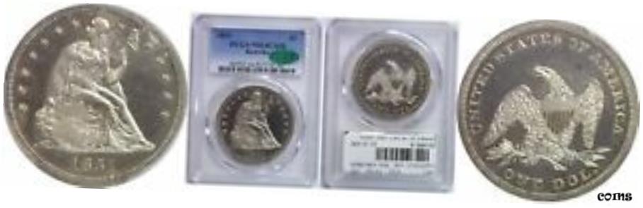 ڶ/ʼݾڽա 1851ǯ ͳνɥ PCGS PR-64 CAC ƥȥ饤- show original title