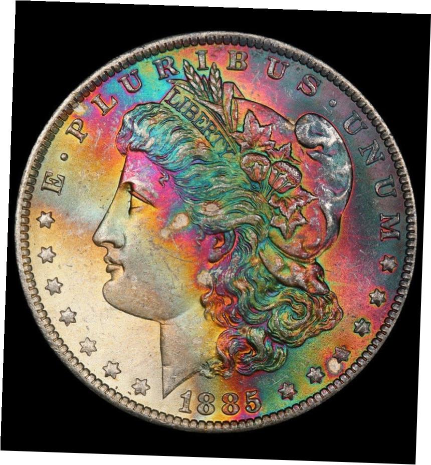 【極美品/品質保証書付】 1885年-O モーガン ドル PCGS MS64 