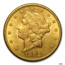 1882年-S $20 リバティ ゴールド ダブルイーグル AU-SKU #30047- show original title1882-S $20 Liber...