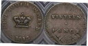 【極美品/品質保証書付】 1813 New South Wales Dump - PCGS VF30